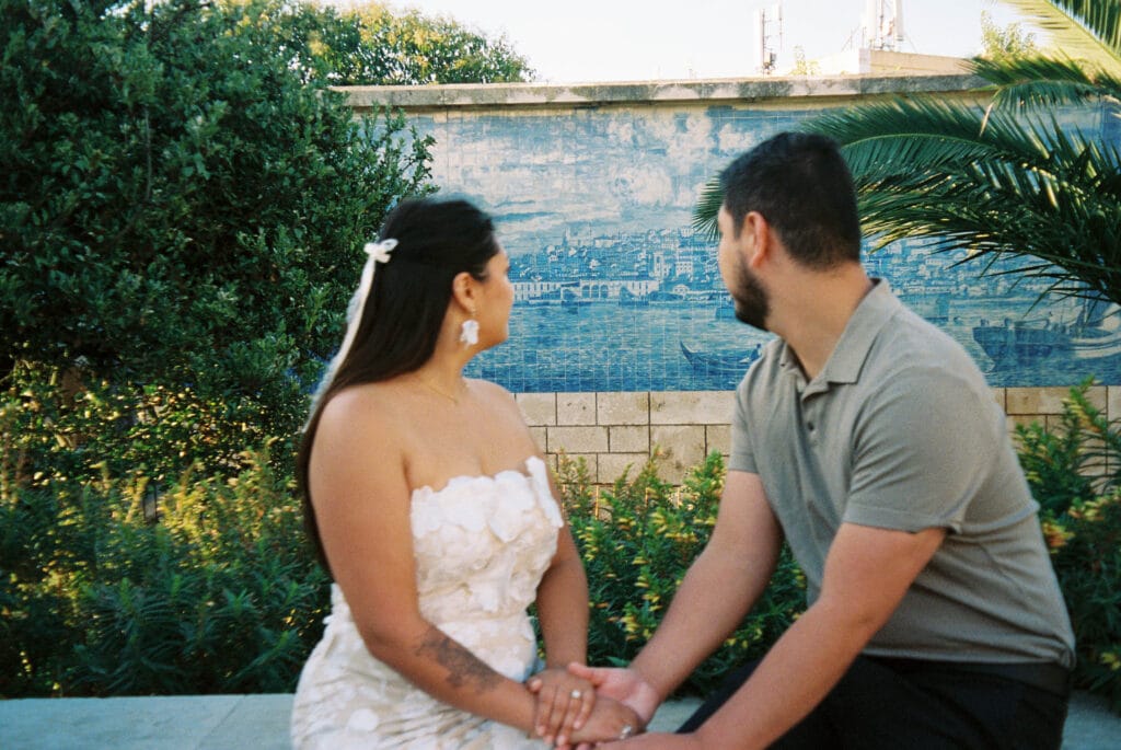 engagement film photo couple