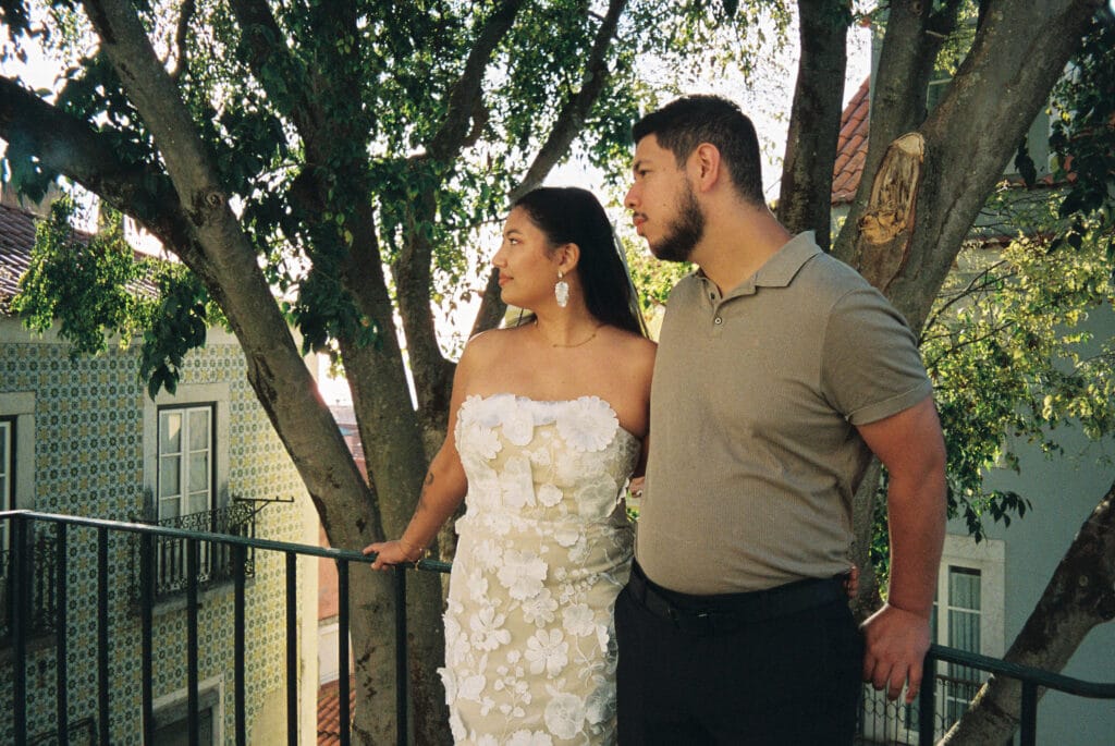 engagement film photo couple