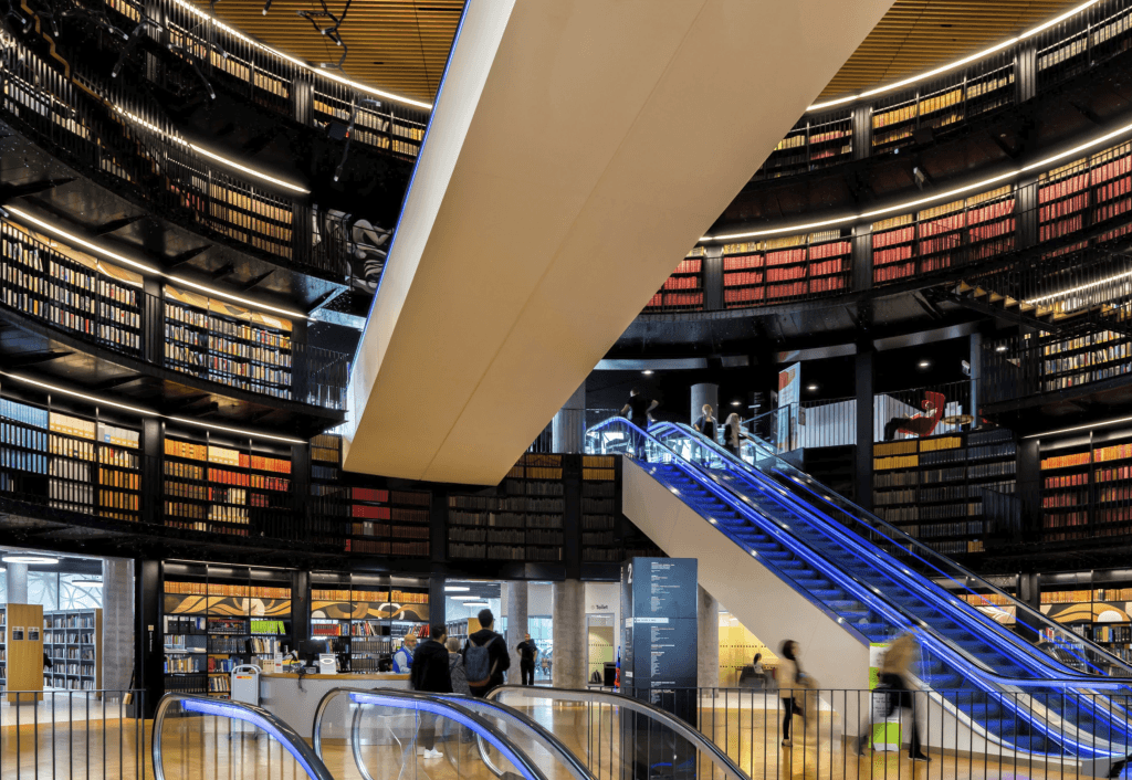 Library Interior photography interior-library-photography