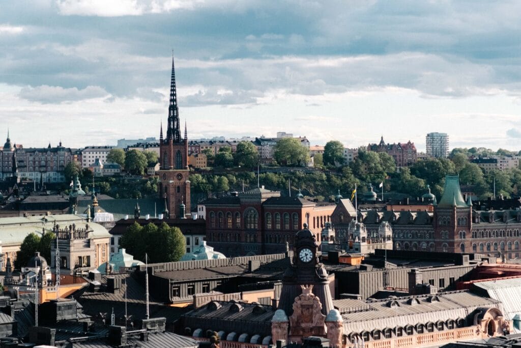 Stockholm skyline travel photography
