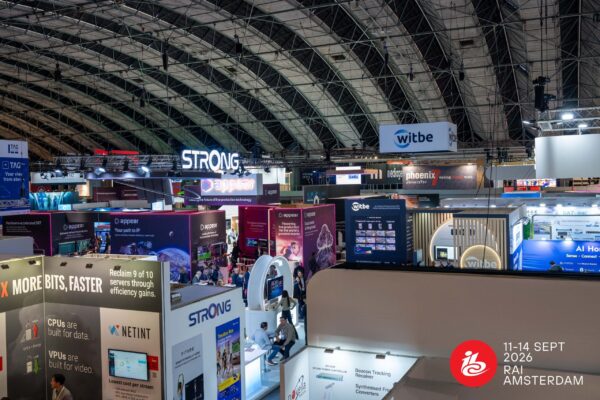 Exhibitor stands at IBC 2026, RAI Amsterdam